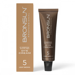 Краска для ресниц и бровей кремовая BRONSUN NEW, 15 мл