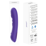 Интерактивный фиолетовый вибратор 20см для точки G Kiiroo Pearl3 G-Spot Vibrator Purple