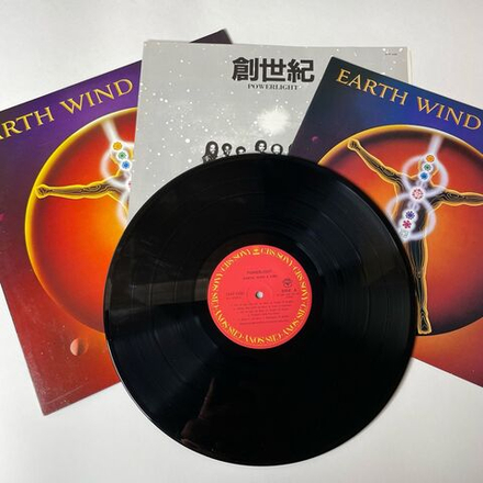 Винтажная виниловая пластинка LP Earth, Wind and Fire Powerlight (Japan 1983) (No Obi) Hearts To Heart
