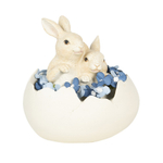 Декоративная фигура "Кролики в яйце"