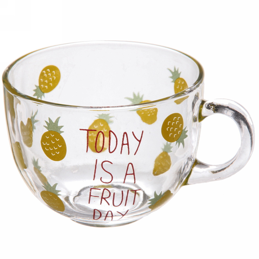 Кружка 460мл «Ананасы»