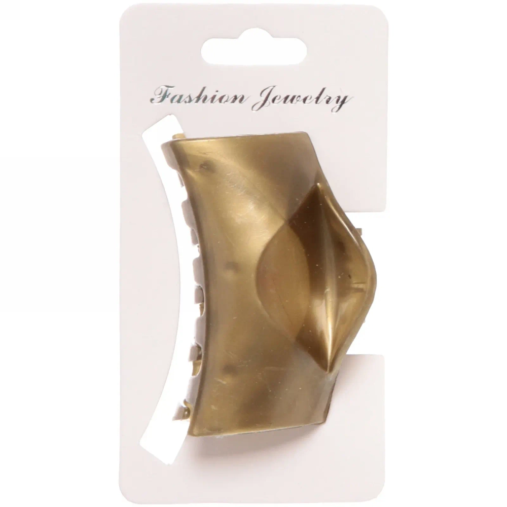 Заколка-краб для волос на блистере «Gold Collection - Vlada», микс 3 цвета, 6см