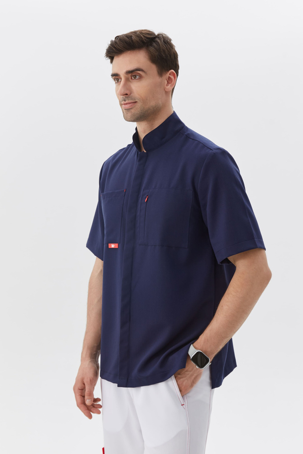 Топ медицинский унисекс Хэритаж, нэви