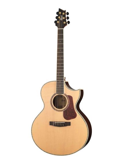 Cort NDX-50-NAT-WBAG NDX Series - электро-акустическая гитара, с вырезом, цвет натуральный, чехол