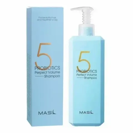 Шампунь для объема волос с пробиотиками Masil 5 probiotics perfect volume shampoo