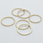 Коннектор Круг, цвет золото, размер 15 мм, толщина 1 мм, цена за 1 шт