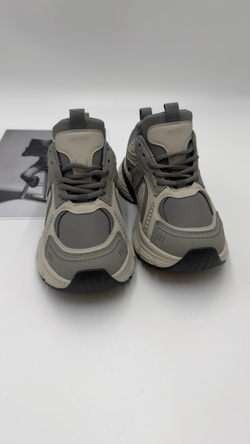 Кроссовки женские экокожа арт. 4706-14 цвет "бежево-серый"