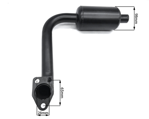 Глушитель 195N 3 отв (с выходом вниз)