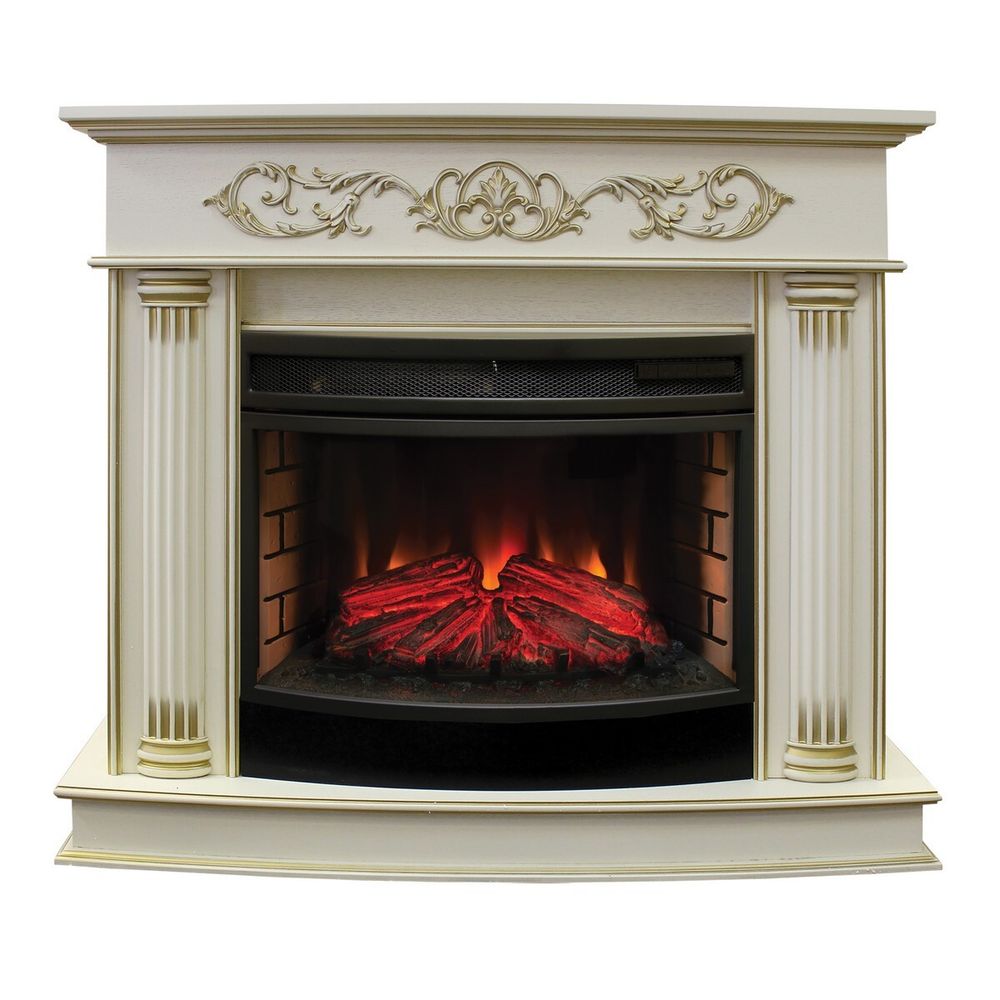 Электрокамин RealFlame Milano WT с очагом Firefield 25 S IR