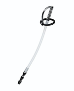 Силиконовый уретральный плаг со сменными фиксирующими кольцами Metal (Цвет: прозрачный)