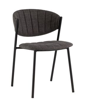 Стул Харпер ткань рогожка тёмно-серый