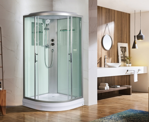Душевая кабина WeltWasser WW500 Werra 1002 100x100 10000003227 профиль Хром стекло прозрачное