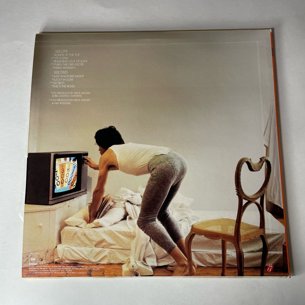 Винтажная виниловая пластинка LP Mick Jagger She's The Boss (Япония 1985) (Без Оби)