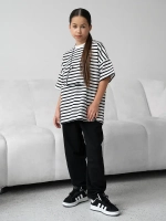 Футболка для девочки в полоску