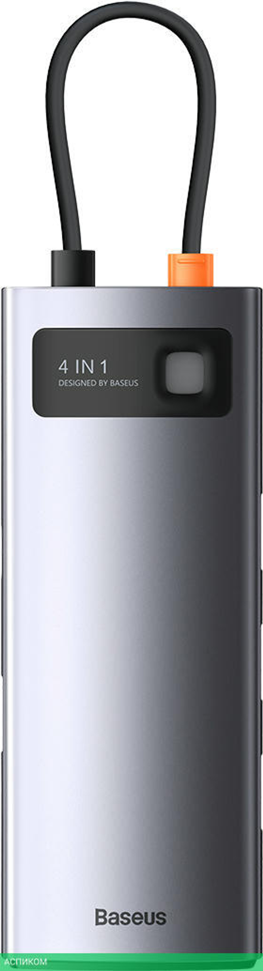 Док-станция Baseus Metal Gleam Series 4-in-1 (WKWG070013)