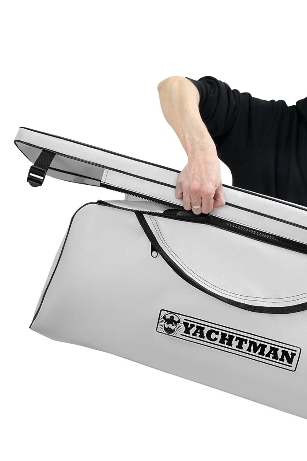 Накладки на банки комплект 116х25 Yachtman светло-серый