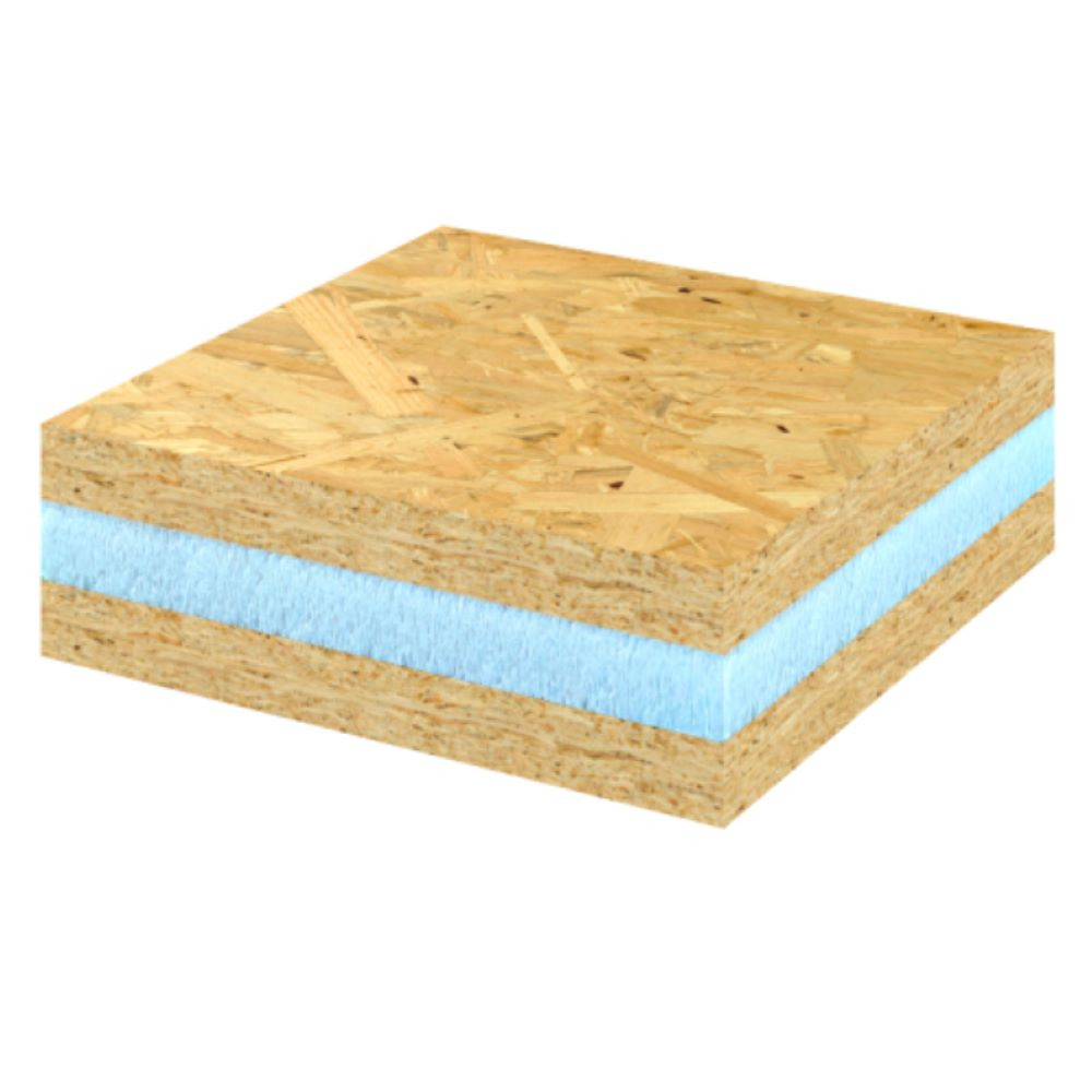 Панель тепло-звукоизоляционная Ruspanel RPG Sandwich OSB+XPS+OSB 1200х600х30 мм