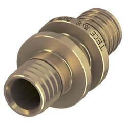 Соединение TECE труба-труба 20/20, латунь