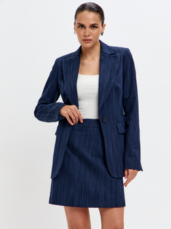 Юбка Пикси из фактурного денима