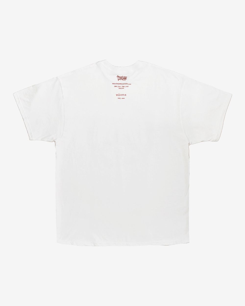 Футболка Indigo Stuff I Love Pain Белая