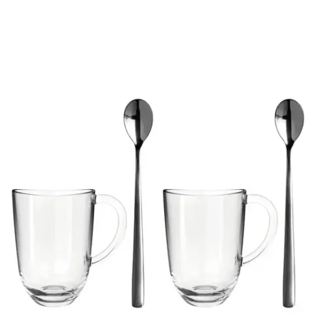 Leonardo Набор из 2 кружек "Наполи" 380 мл + ложки