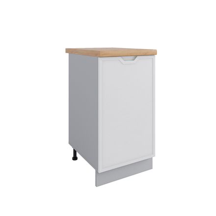 Кухня Модуль С 450 (левый) Арка Штукатурка белая