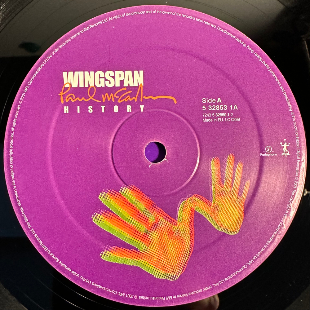 Paul McCartney - Wingspan - Hits And History 4LP (Европа 2001г.)