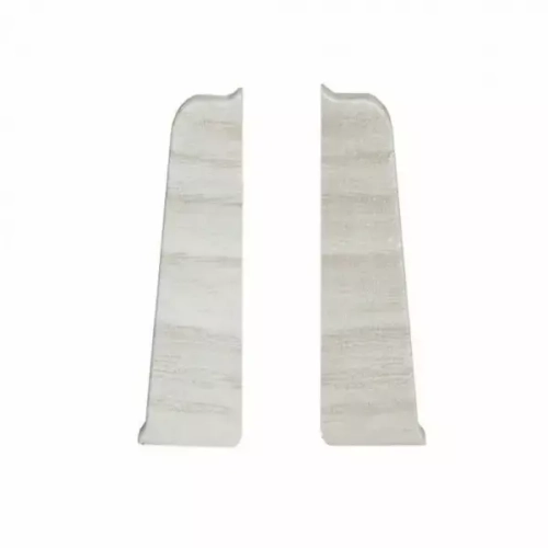 Торцевые заглушки для плинтуса 70 мм Arbiton Indo 131 Дуб Филадельфия (пара)