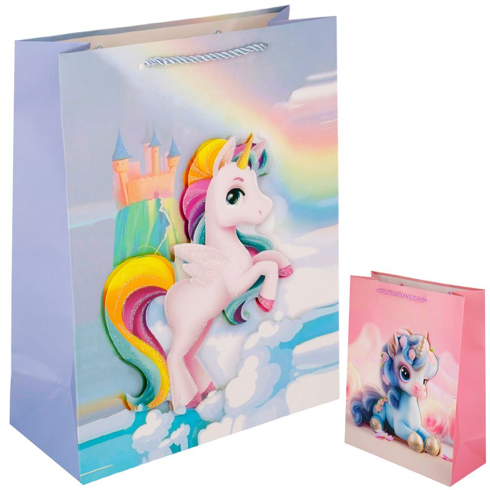Пакет 32*25.5*11 см Единорог 141V-1089