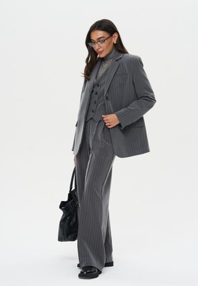 Брюки с простроченными стрелками