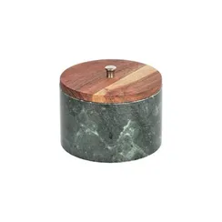 Контейнер для ванной комнаты Karla зеленый мрамор