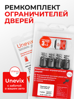 Ремкомплект ограничителей дверей Volvo XC60 (I) [Кузов: DZ] (4 двери, тип 14) 2008-2017