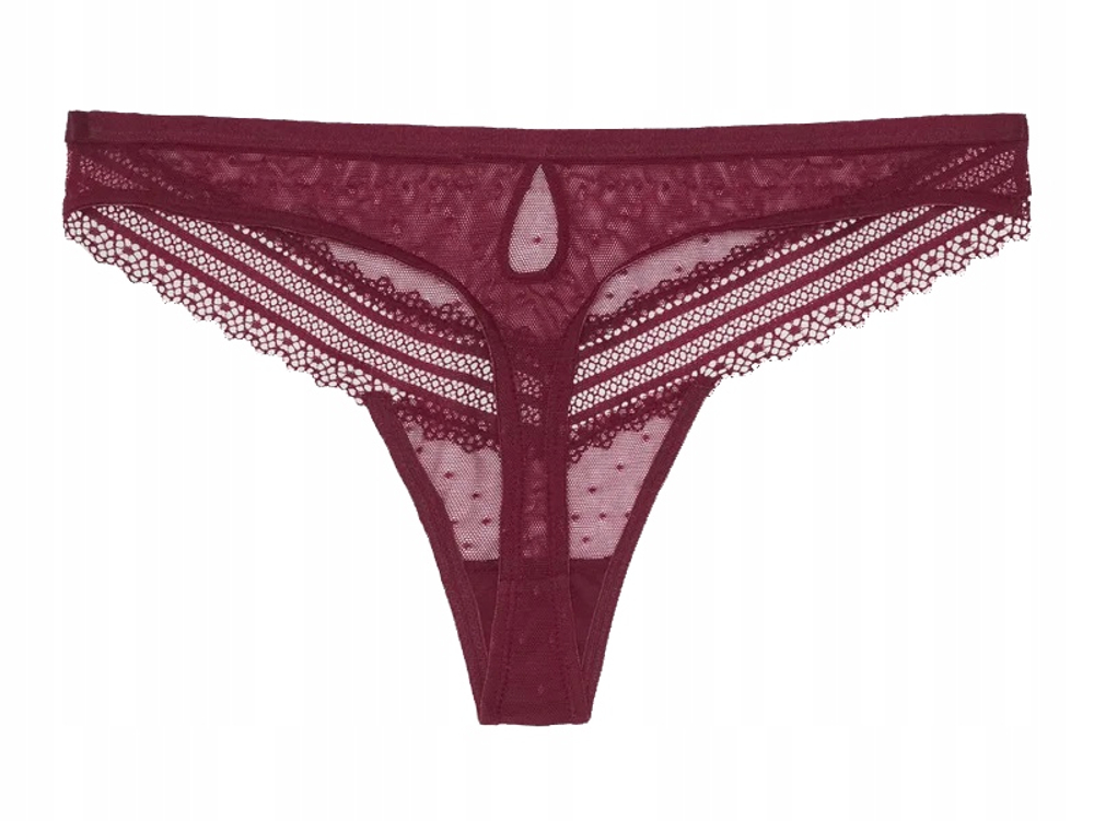 Трусы женские Triumph Bordeaux Roses fashion fit стринг