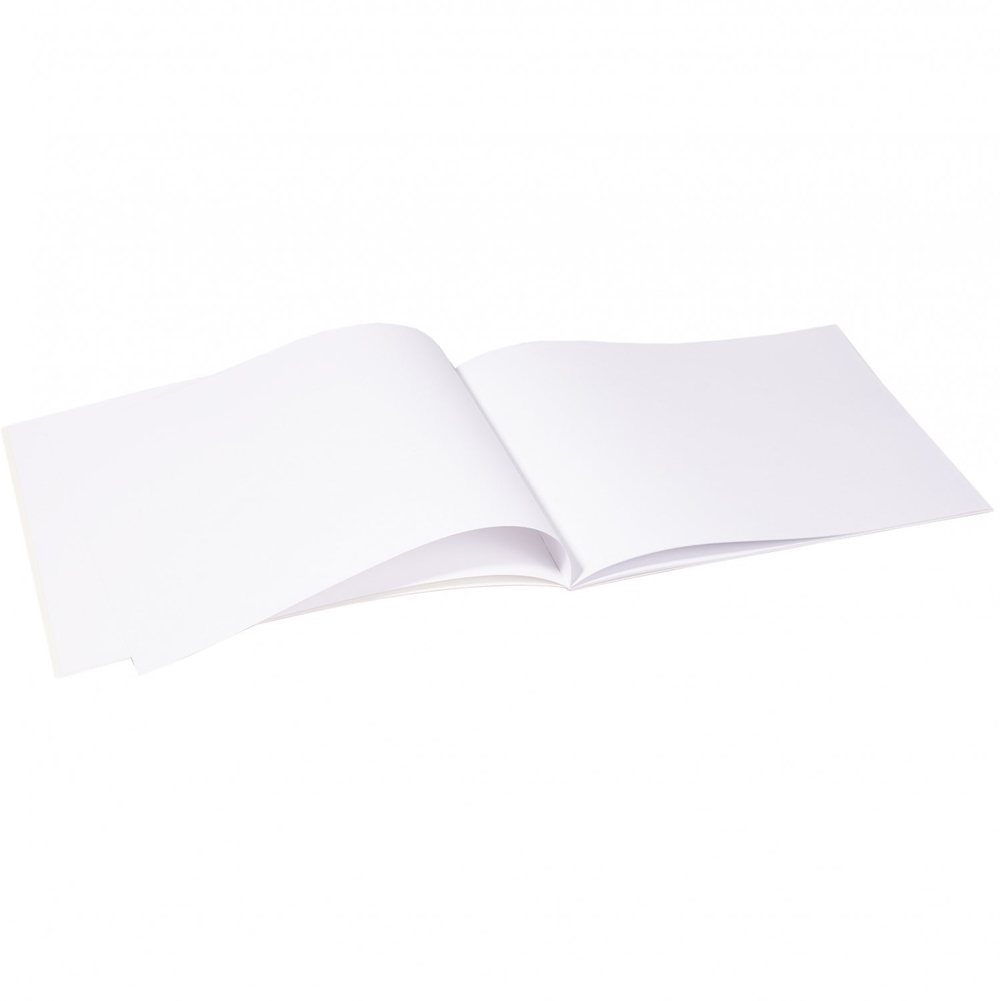 Альбом для рисования А4 40л., Alingar, на скрепке, немелованный картон (стандарт), 100 г/м2, "Цветы"