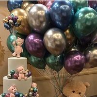 Облако хромированных шаров