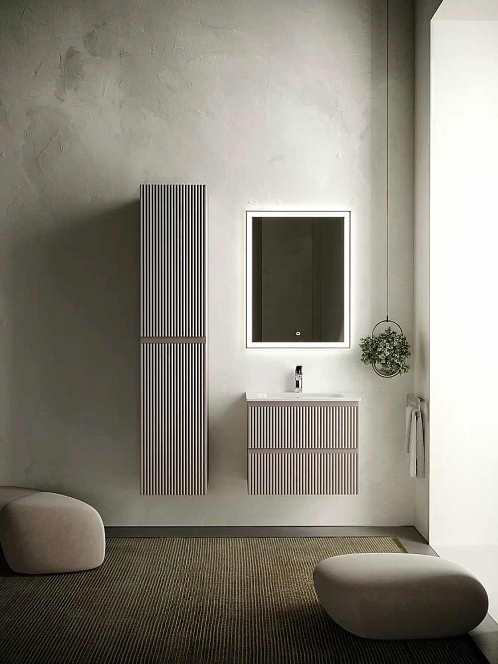 Тумба с раковиной Sancos SNOB R SNR60SM 60 Doha Soft