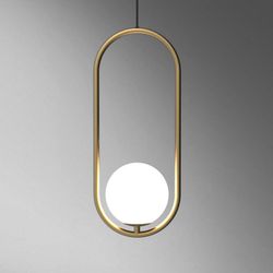 Подвесной светильник Matthew McCormick hoop 40 Gold MILA Pendant