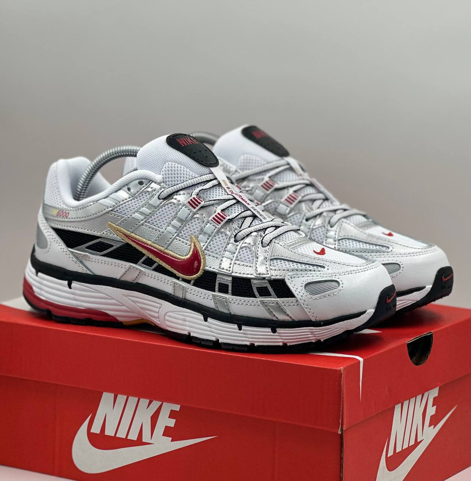 Кроссовки Nike P-6000 #B271 (сер.)