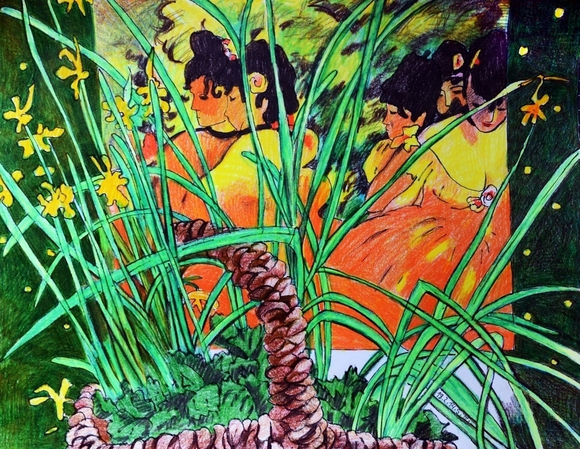 Репродукция на фотобумаге "Весенний бал"