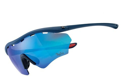 Спортивные очки с диоптриями 720armour RiderB7 / Matte Dark Grey Blue / Smoke Full Blue Ti Lens