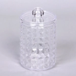 Диспенсер для ватных дисков и палочек «КАПЕЛЛА», прозрачный, 7*11см✦