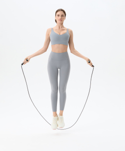 Скакалка RP-601 ПВХ, с утяжелителями, 3 м, черный