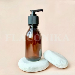 Флакон ПЭТ 150 мл (28) Округлый коричневый