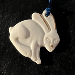 фарфоровая игрушка Зайчик — Leoleo handmade