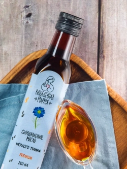 Масло чёрного тмина сыродавленное PREMIUM 250 мл.