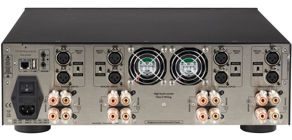 Storm Audio PA 8 ULTRA ELITE (Rack) — 8-канальный усилитель мощности класса D