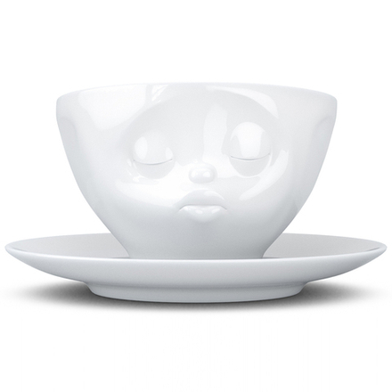 Чайная пара Kissing, 200 мл, белая