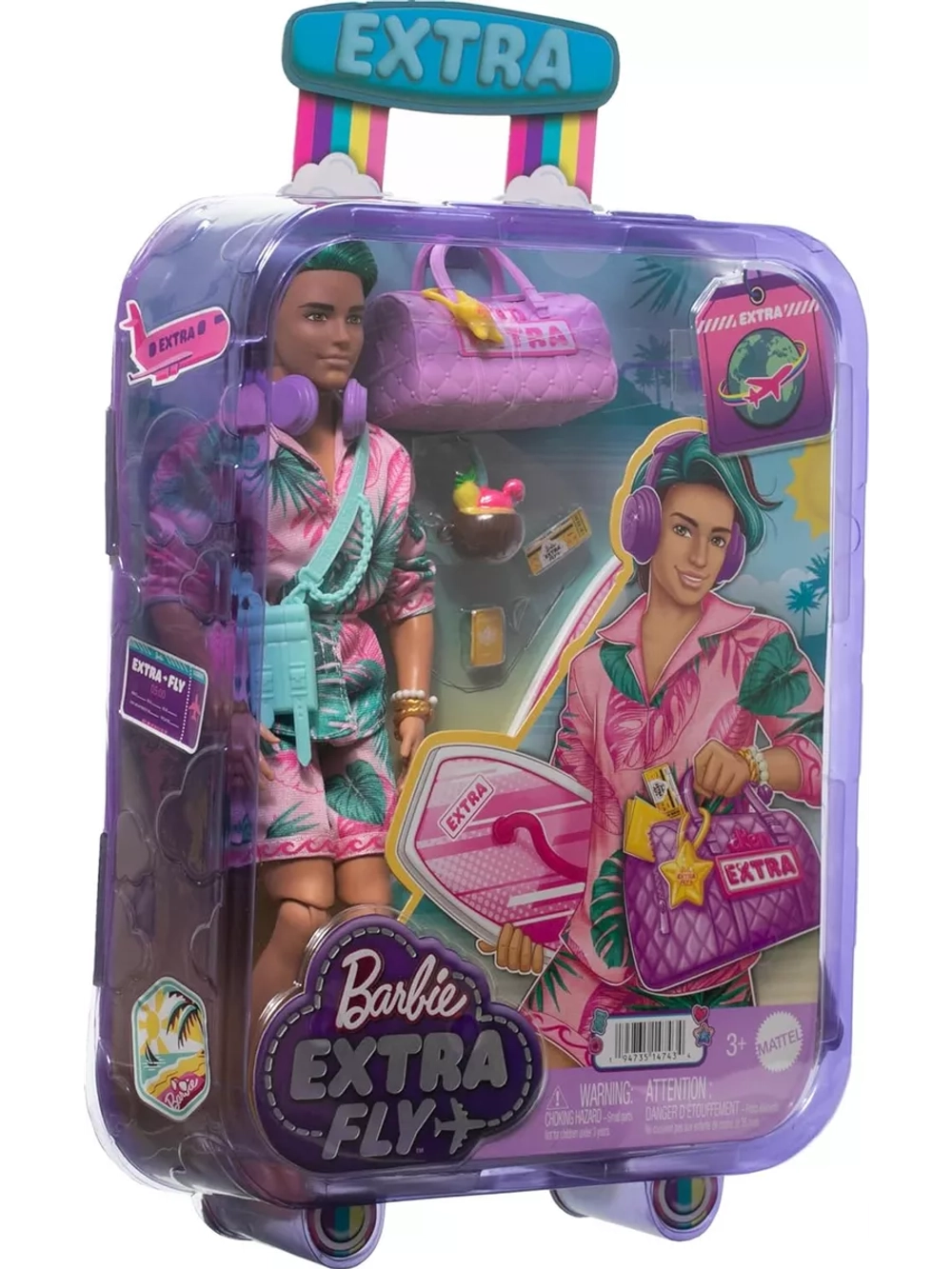 Кукла Барби Кен Extra Fly Пляжный / Barbie Ken