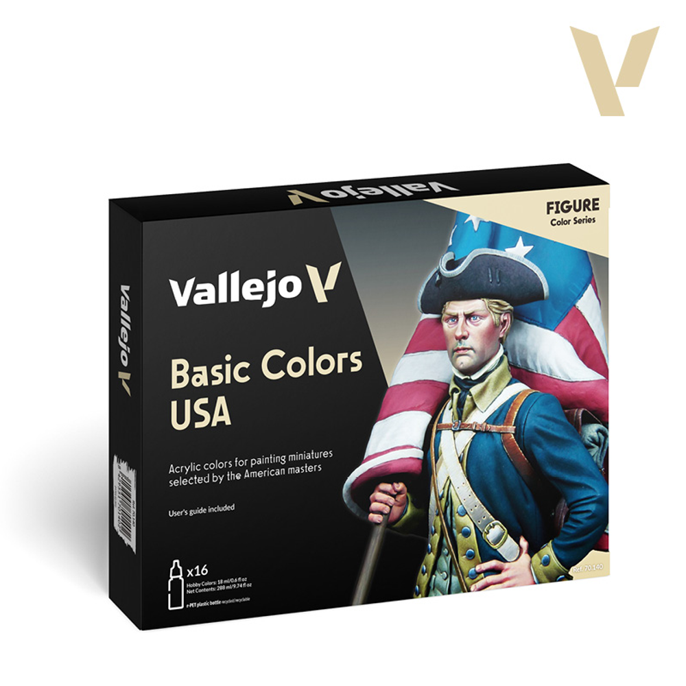 Model Color Set: Basic Colors USA (16)