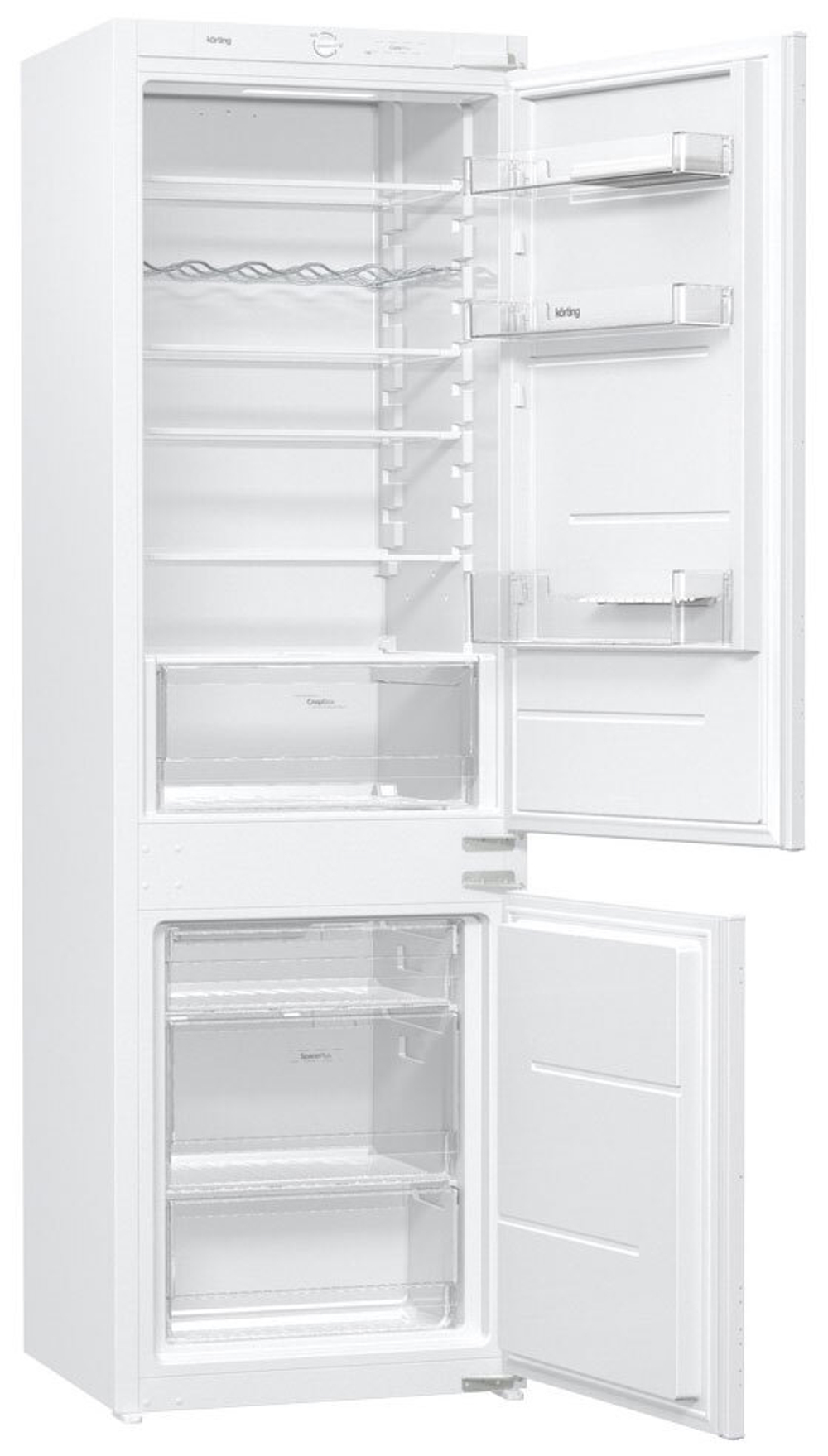 Встраиваемый двухкамерный холодильник Korting KSI 17860 CFL